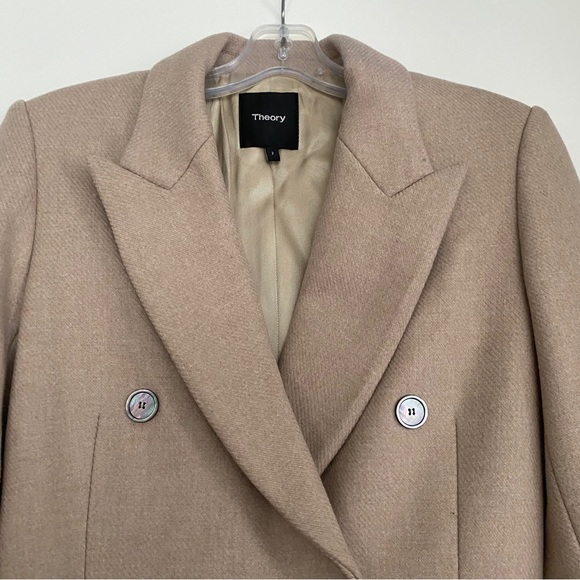 Theory Brown Pea Coat in size 2 - Picture 8 of 8